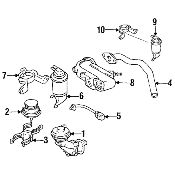 TOYOTA 89412-33030 E.G.R Gas Temperature Sensor TOYOTA 89412-33030 E.G.R Gas Temperature Sensor